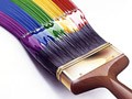 rainbow paint brush!